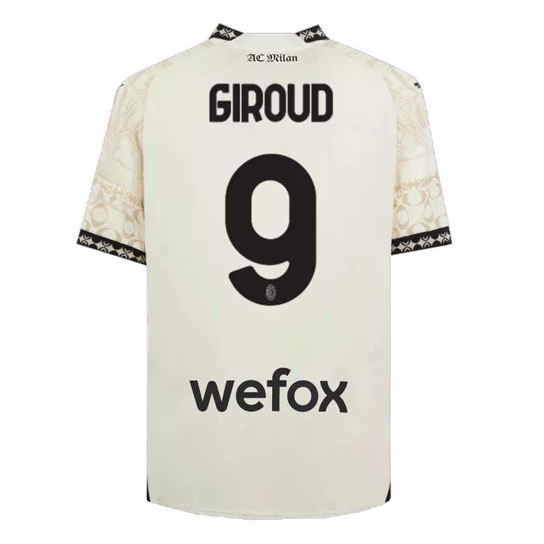 GIROUD #9 AC Milan X Pleasures Fourth Away Soccer Jersey 2023/24 - vstockx