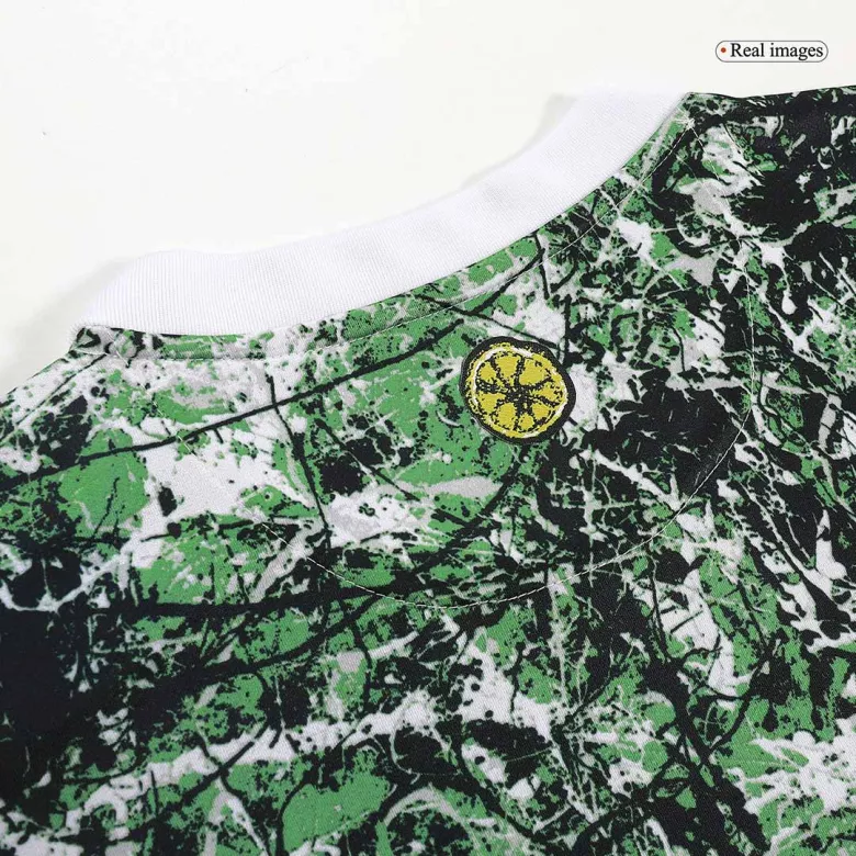 Manchester United X Stone Roses Pre-Match Soccer Jersey 2023/24 Green - vstockx
