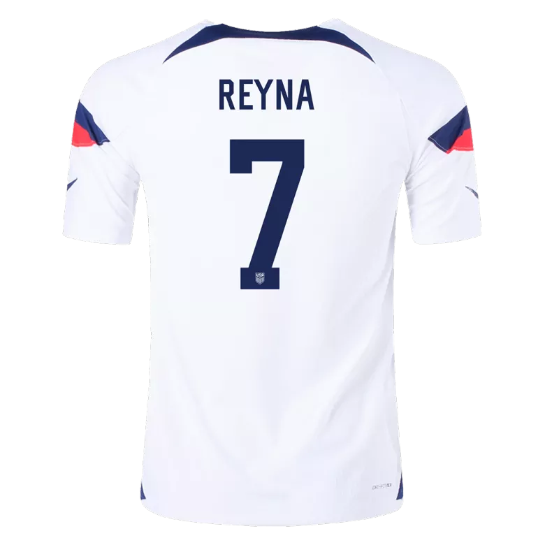REYNA #7 USA Home Authentic Jersey World Cup 2022 - vstockx