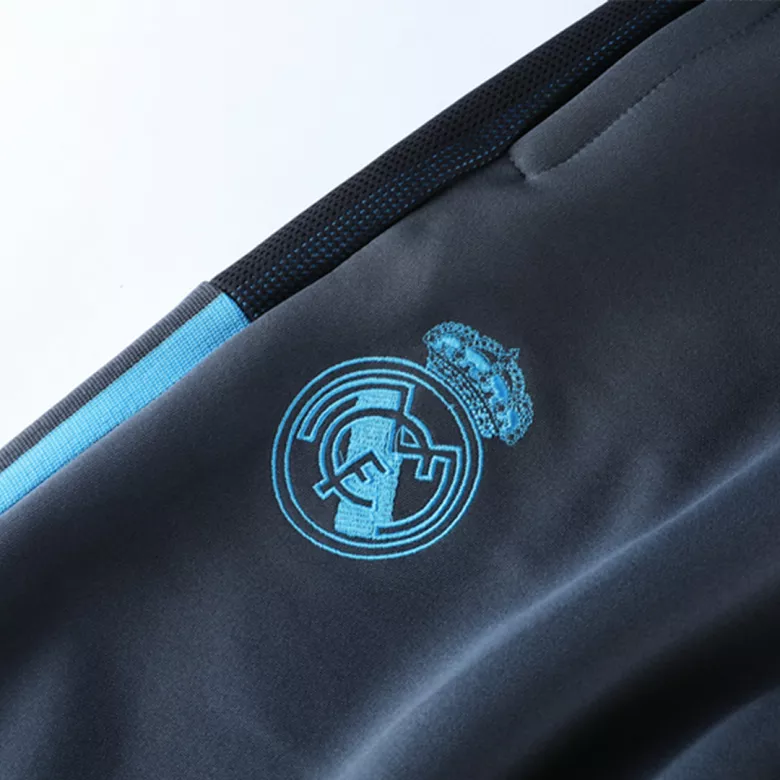 Real Madrid Jacket Tracksuit 2021/22 Gray - vstockx