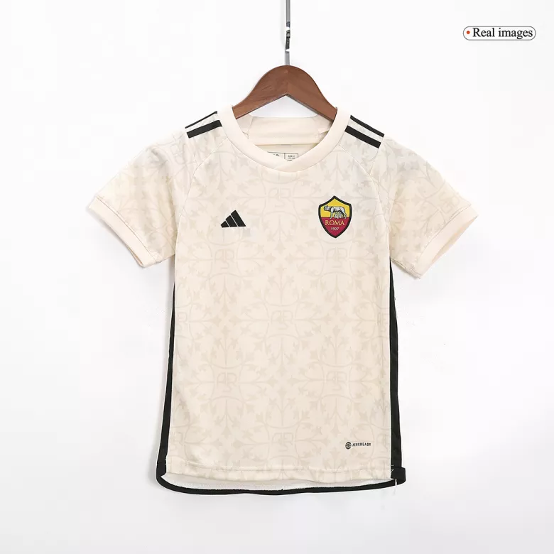 Roma Away Kids Soccer Jerseys Kit 2023/24 - vstockx