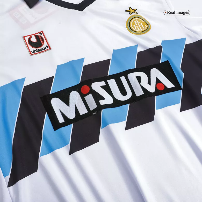 Retro Inter Milan Away Jersey 1990/91 By Uhlsport - vstockx