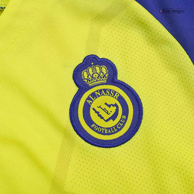 Al Nassr Home Kids Jerseys Kit 2022/23 - vstockx