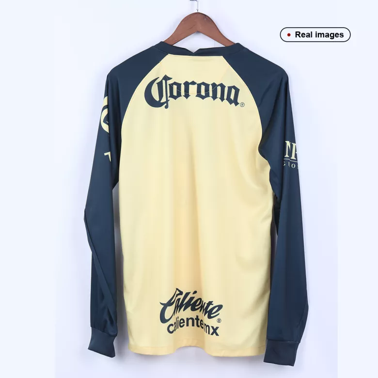 Club America Home Long Sleeve Soccer Jersey 2021/22 - vstockx