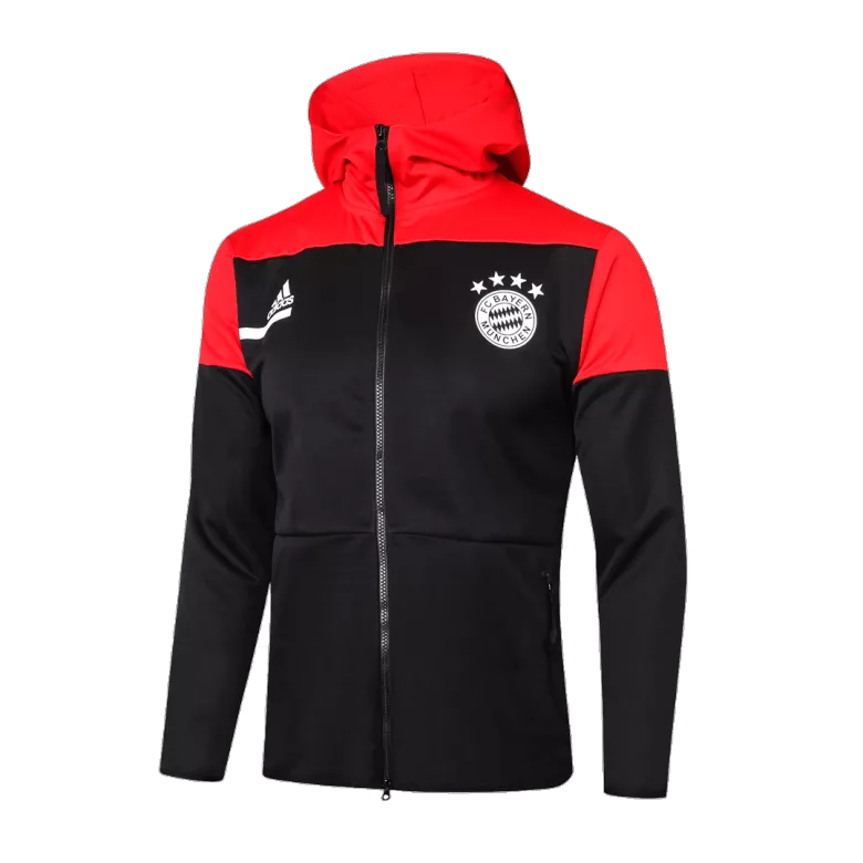 Bayern Munich Windbreaker Jacket 2020/21 - Black&Red - vstockx