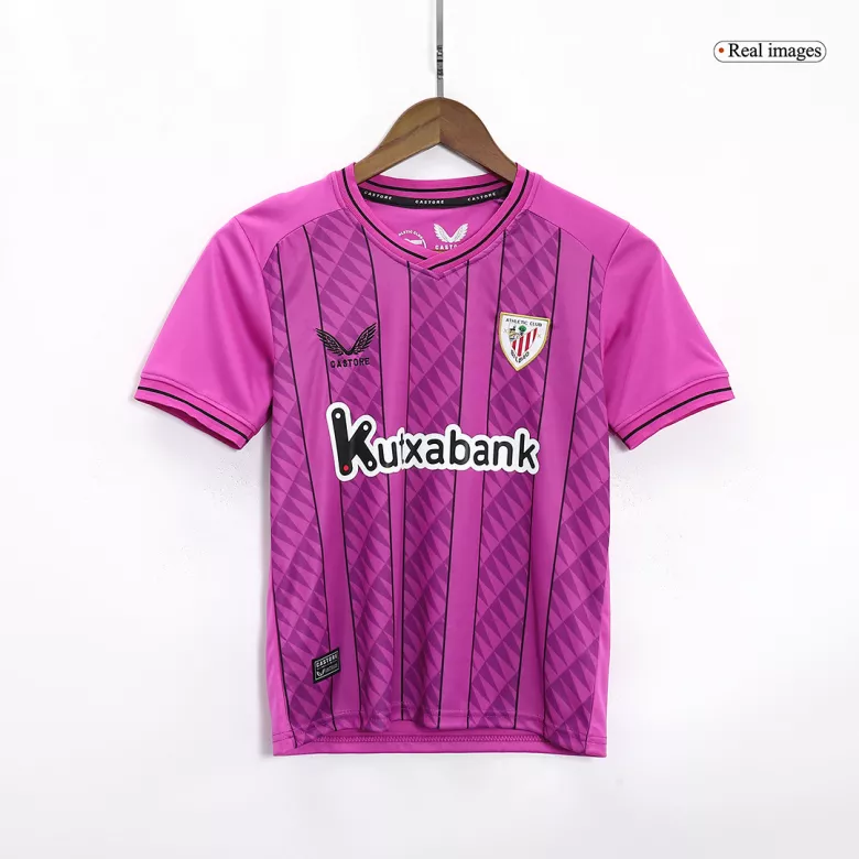 Athletic Club de Bilbao Goalkeeper Kids Soccer Jerseys Kit 2023/24 - vstockx