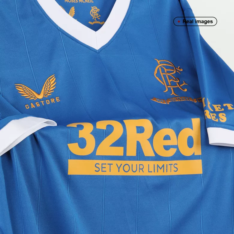 Replica Glasgow Rangers Home Jersey 2021/22 By Castore - vstockx