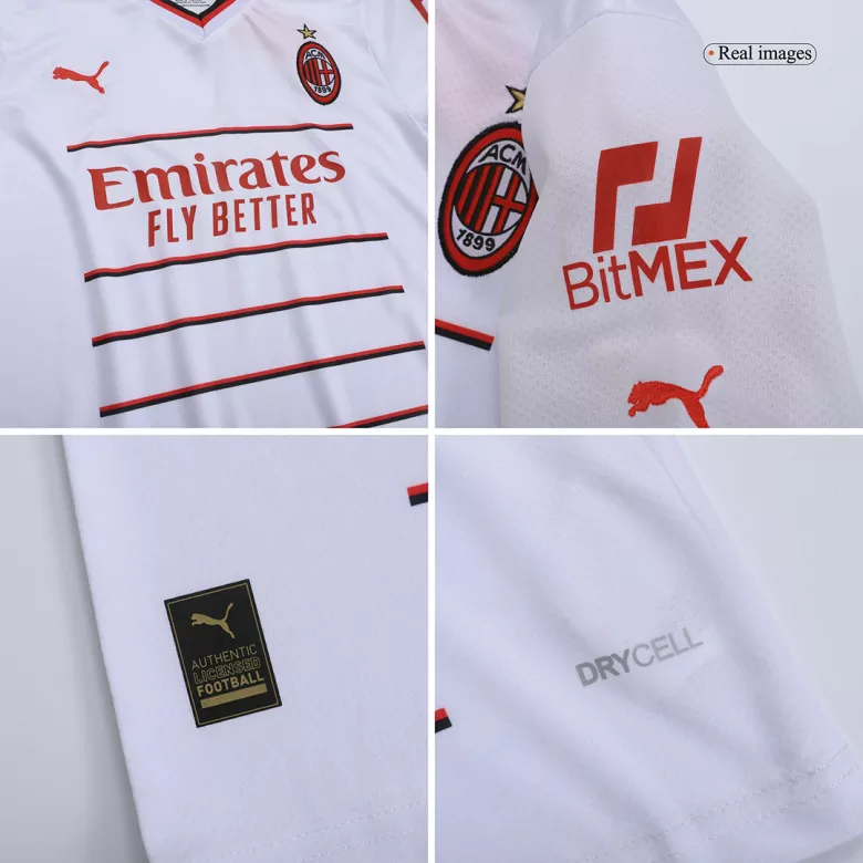 AC Milan Away Kids Soccer Jerseys Kit 2022/23 - vstockx