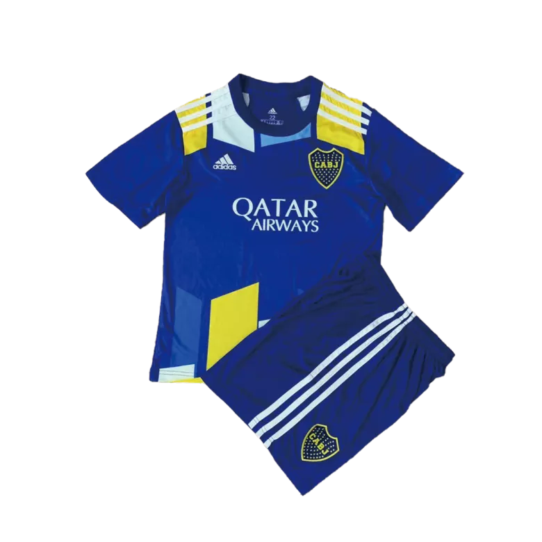 Boca Juniors Fourth Away Kids Soccer Jerseys Kit 2020/21 - vstockx