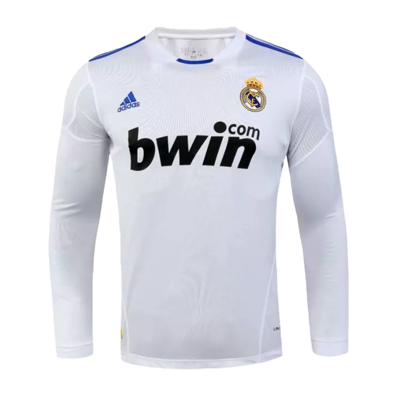 Vintage Soccer Jersey Real Madrid Home Long Sleeve 2010/11 - vstockx