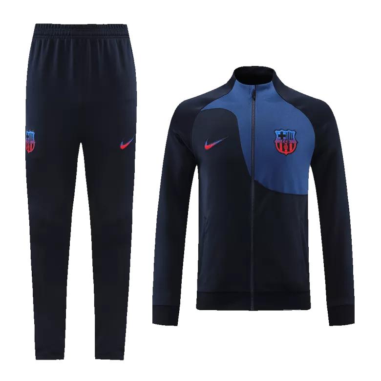 Barcelona Jacket Tracksuit 2022/23 Black - vstockx