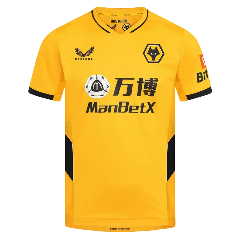 Replica Wolverhampton Wanderers Home Jersey 2021/22 By Castore - vstockx