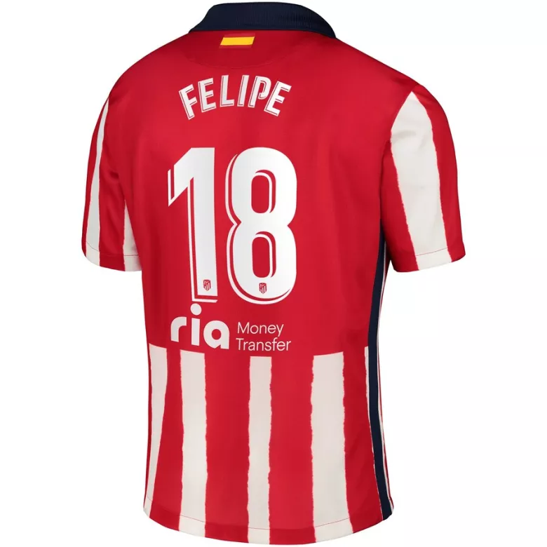 FELIPE #18 Atletico Madrid Home Soccer Jersey 2020/21 - vstockx