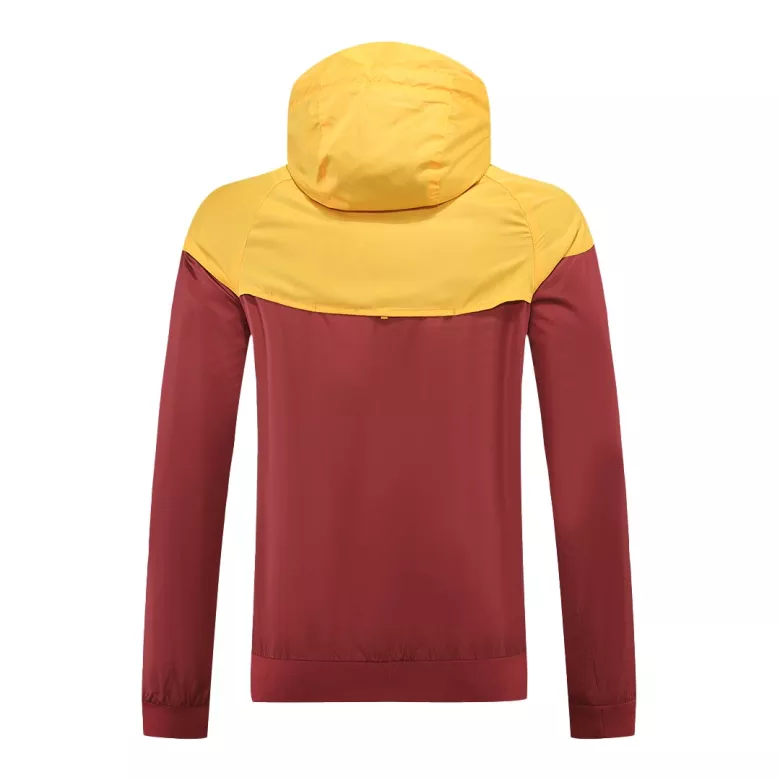 Roma Hoodie Windbreaker Jacket 2022/23 - Black&Red - vstockx