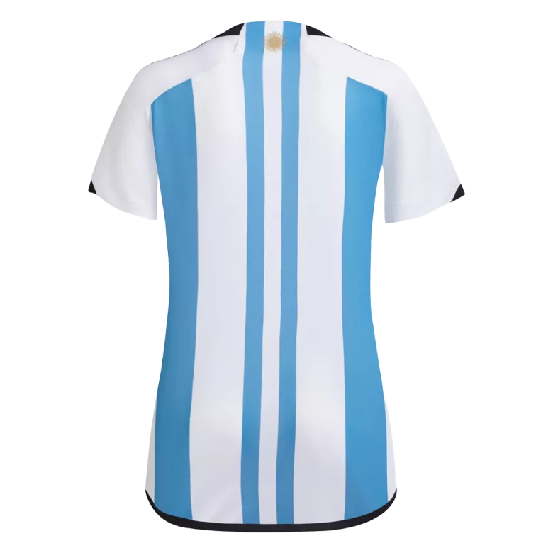 Women's MESSI #10 Argentina Three Stars Home Jersey 2022 - vstockx