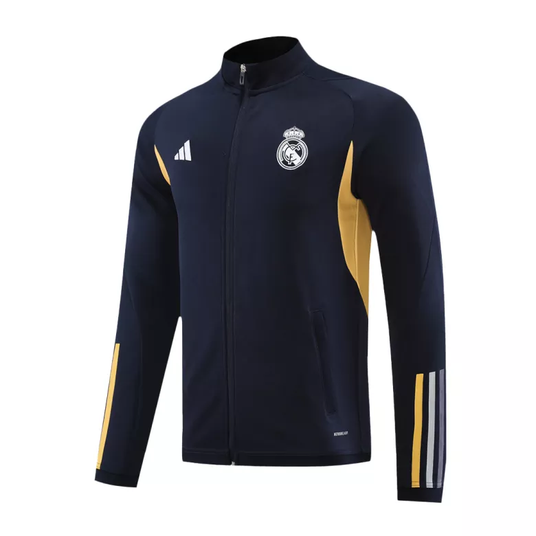 Real Madrid Jacket Tracksuit 2023/24 Navy - vstockx