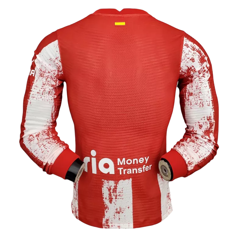 Authentic Atletico Madrid Home Long Sleeve Soccer Jersey 2021/22 - vstockx