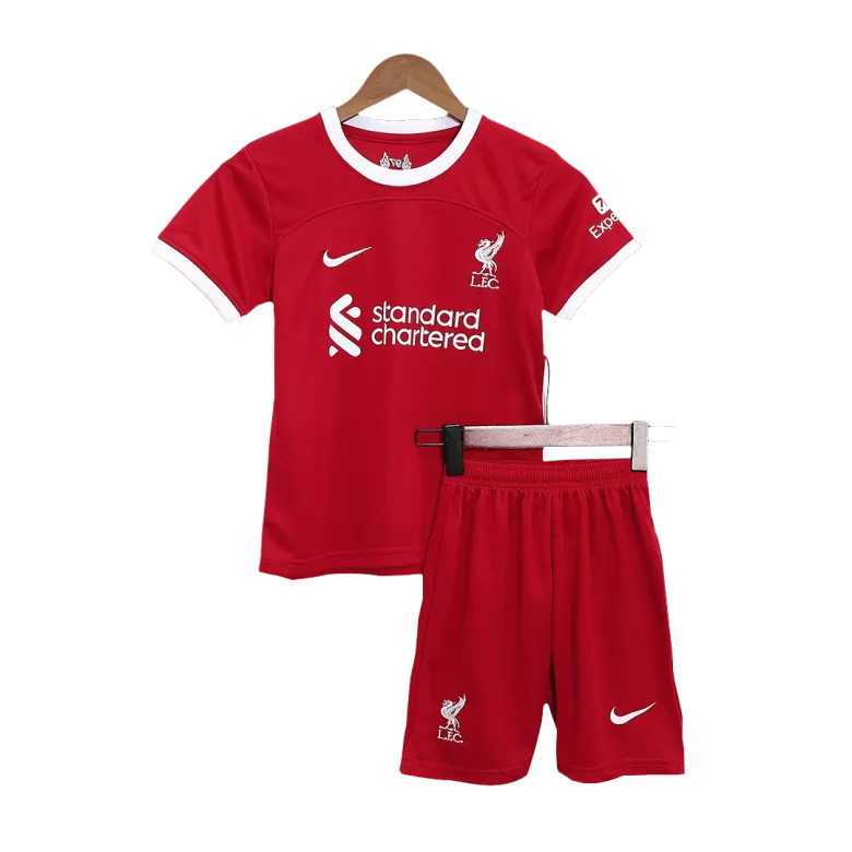 Liverpool Home Kids Jerseys Kit 2023/24 - vstockx