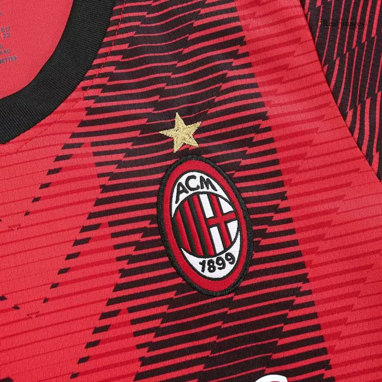 Kids AC Milan Home Soccer Jersey 2023/24 - Discount - vstockx