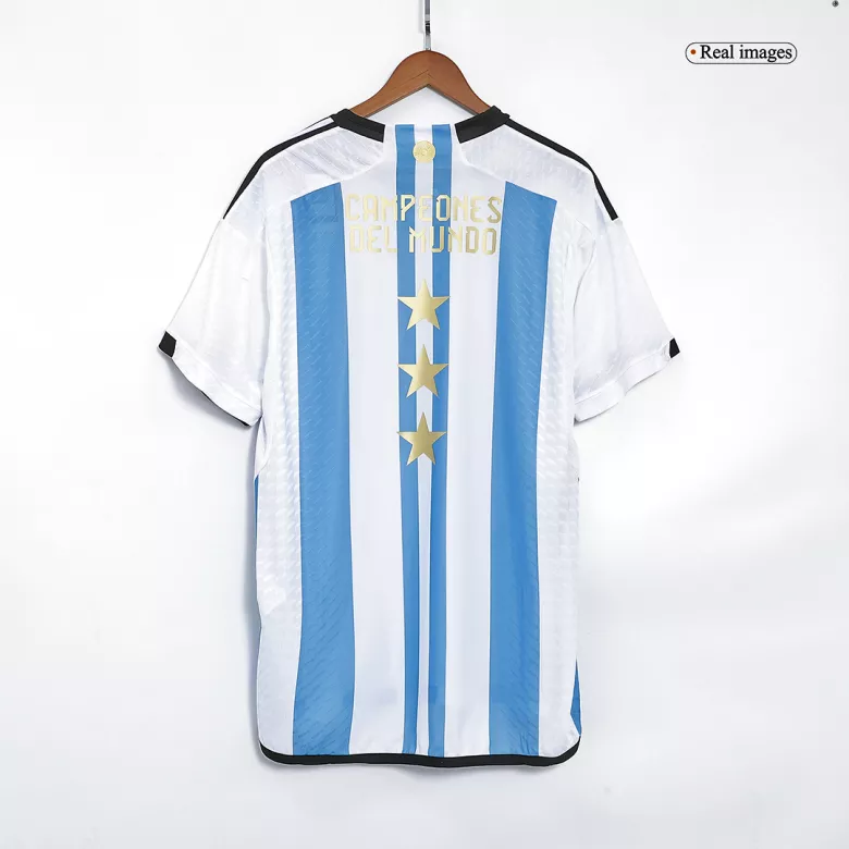 Champions Argentina 3 Stars Home Authentic Jersey 2022 - vstockx