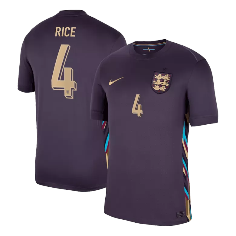 RICE #4 England Away Soccer Jersey 2024 - vstockx