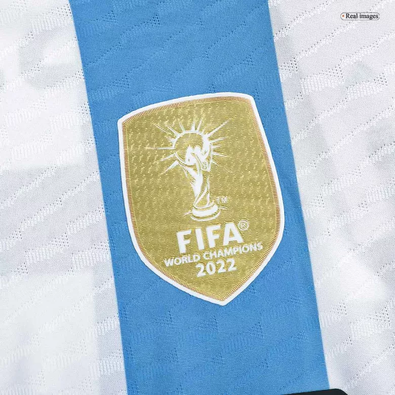 Champions Argentina 3 Stars Home Authentic Jersey 2022 - vstockx