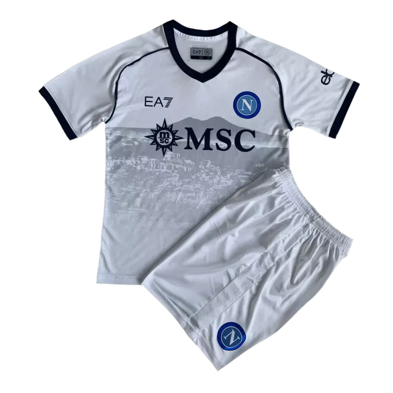 Napoli Away Kids Soccer Jerseys Full Kit 2023/24 - vstockx