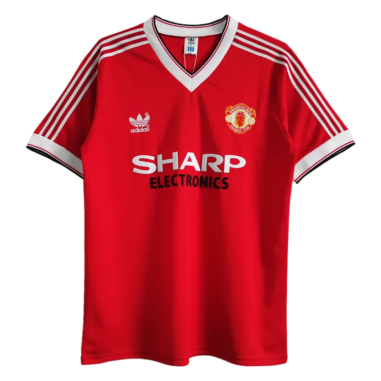 Vintage Soccer Jersey Manchester United Home 1983 - vstockx