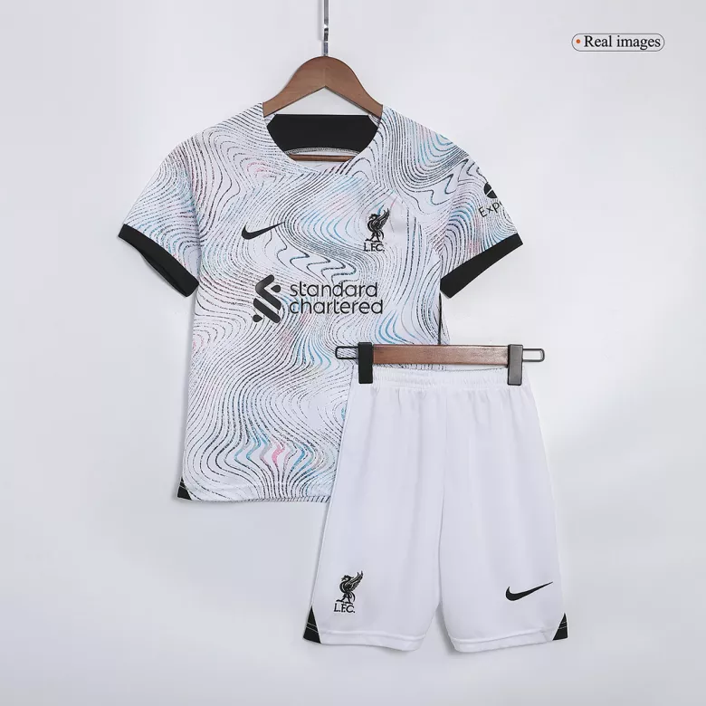 Liverpool Away Kids Jerseys Kit 2022/23 - vstockx