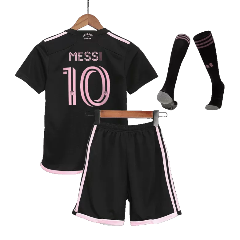 MESSI #10 Inter Miami CF Away Kids Jerseys Full Kit 2023/24 - vstockx