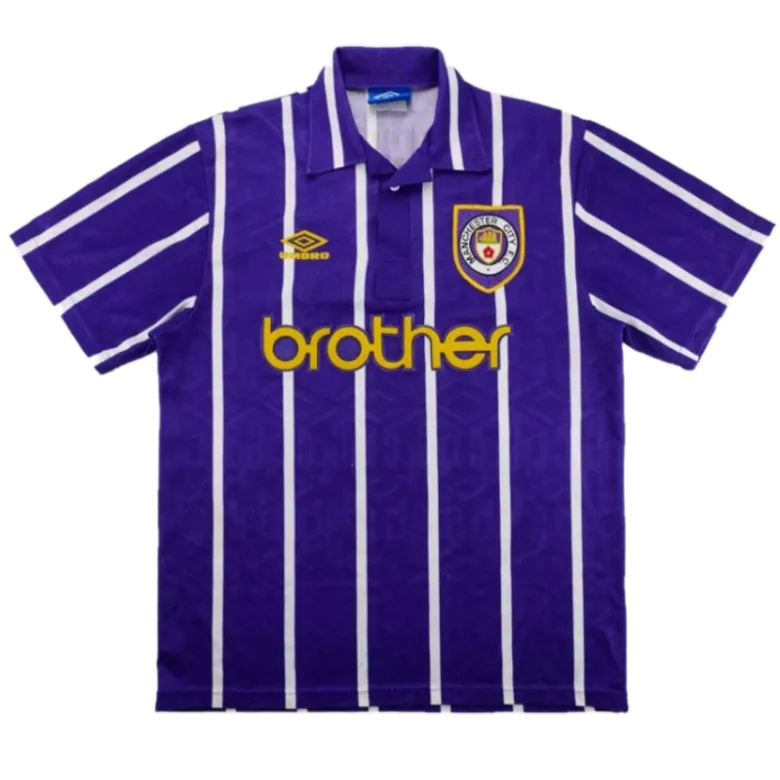 Vintage Soccer Jersey Manchester City Away 1993 - vstockx