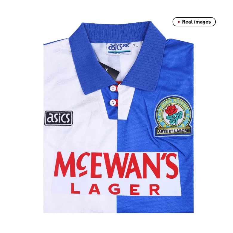 Retro Blackburn Rovers Home Jersey 1994/95 By Asics - vstockx