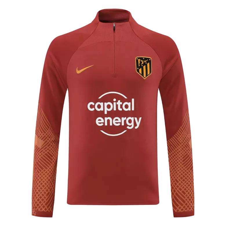Atletico Madrid 1/4 Zip Tracksuit 2022/23 Red - vstockx