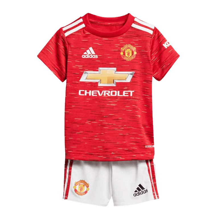 Manchester United Home Kids Soccer Jerseys Kit 2020/21              �� - vstockx