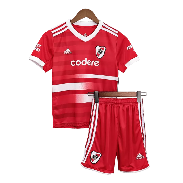 River Plate Away Kids Jerseys Kit 2022/23 - vstockx