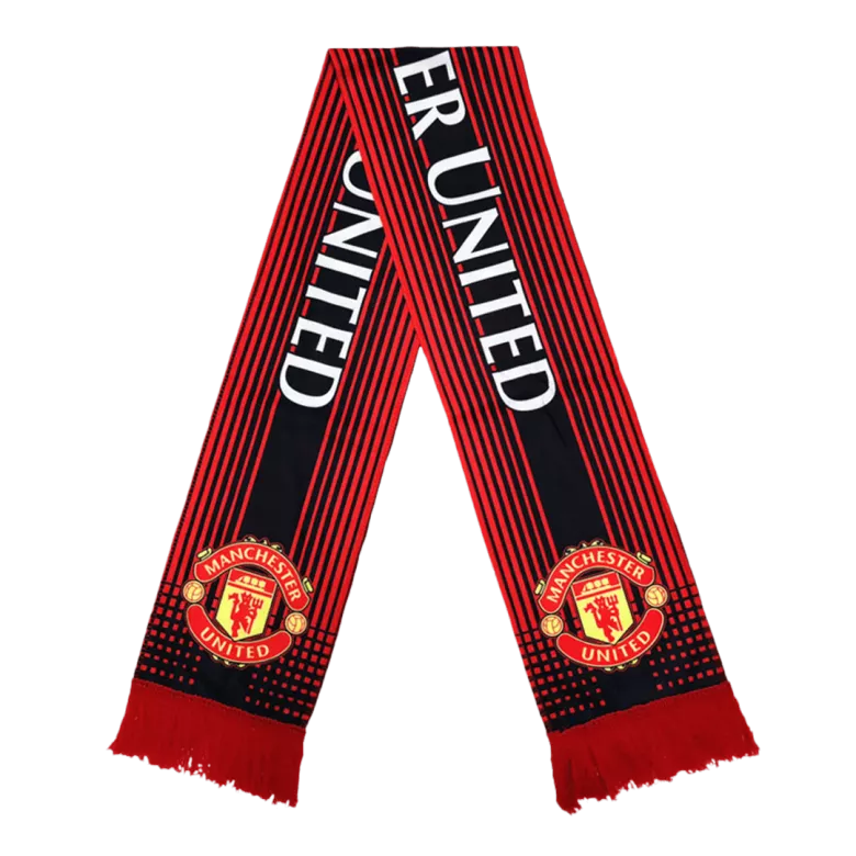 Manchester United Soccer Scarf Red - vstockx