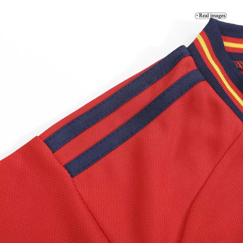 Spain Home World Cup Kids Jerseys Kit 2022 - vstockx