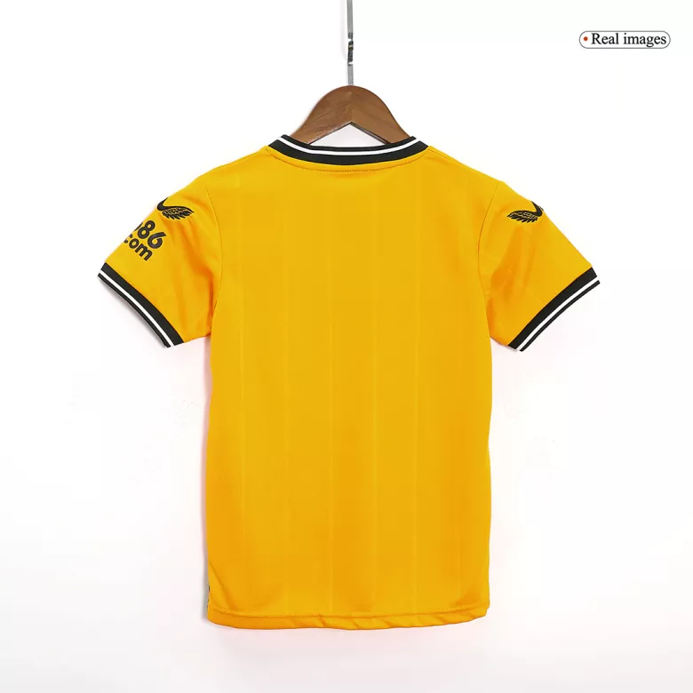 Wolverhampton Wanderers Home Kids Soccer Jerseys Kit 2023/24 - vstockx