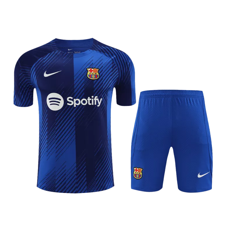 Barcelona Pre-Match Jerseys Kit 2023/24 - vstockx