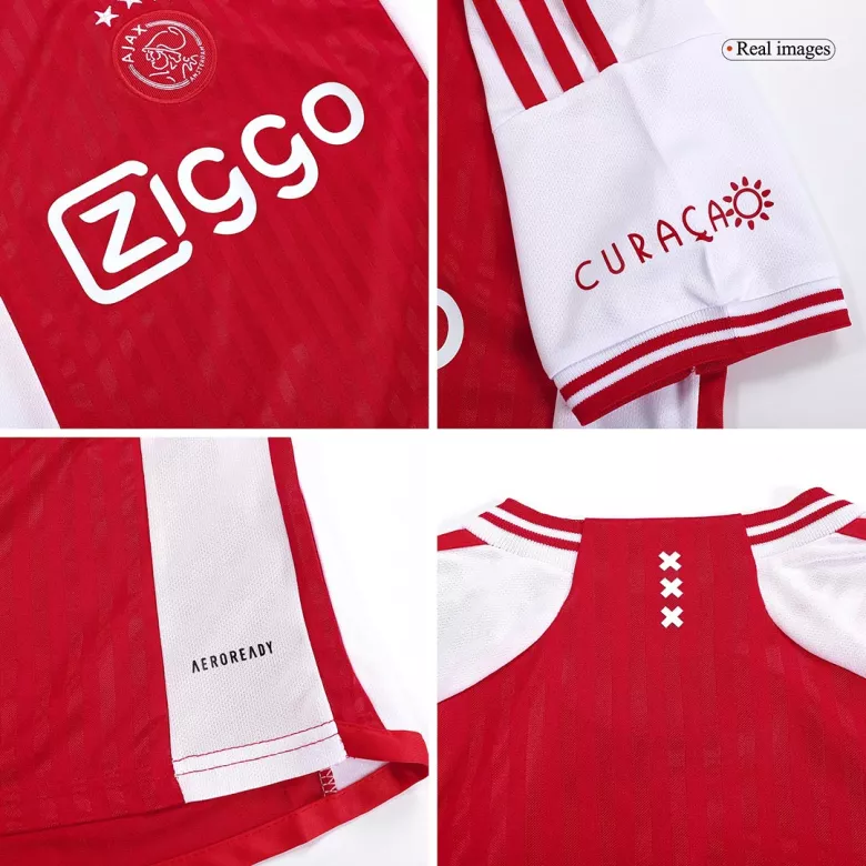 Ajax Home Kids Soccer Jerseys Full Kit 2023/24 - vstockx