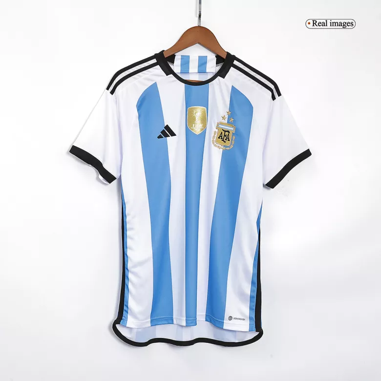 Argentina Three Stars Home Jersey World Cup 2022 - vstockx