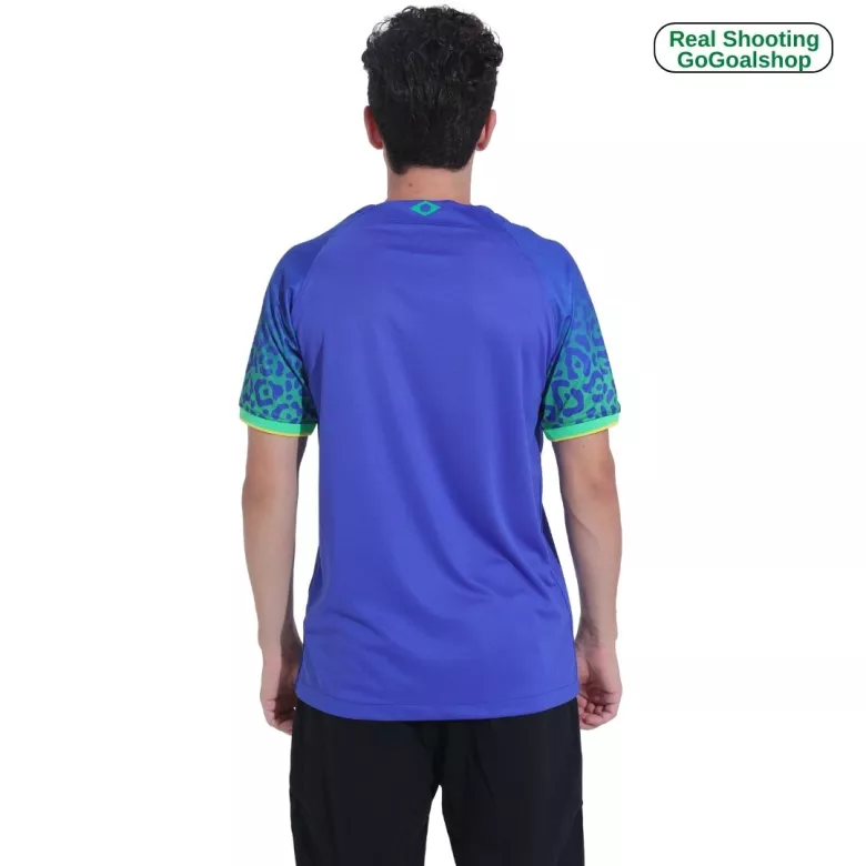Brazil Away Soccer Jersey 2022 - vstockx