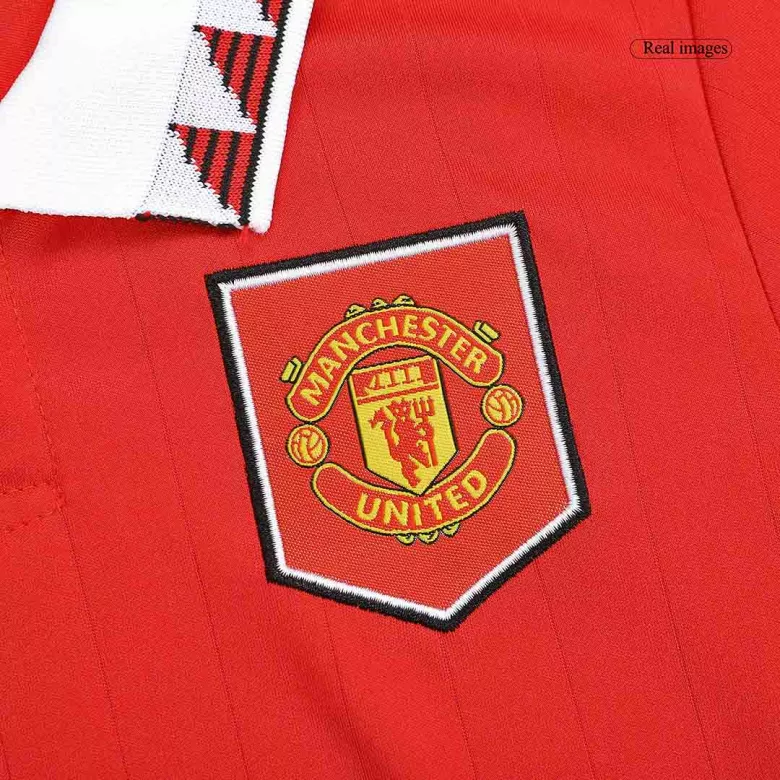 Manchester United Home Kids Soccer Jerseys Kit 2022/23 - vstockx