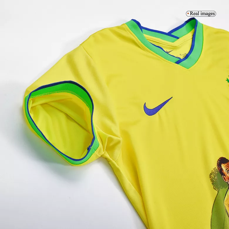 PEL�� Brazil Home Commemorative Jersey 2022 - vstockx
