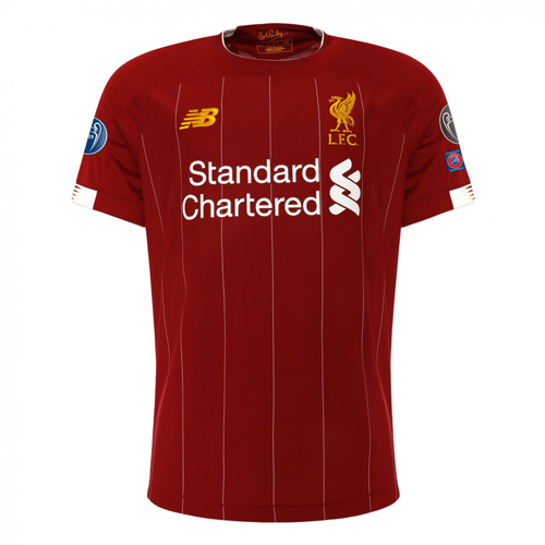 Champions of Europe #19 Liverpool Home Soccer Jersey 2019/20              �� - vstockx