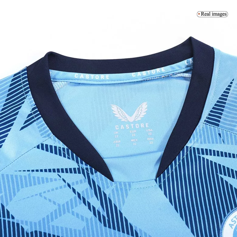 Aston Villa Third Away Kids Soccer Jerseys Kit 2023/24 - vstockx