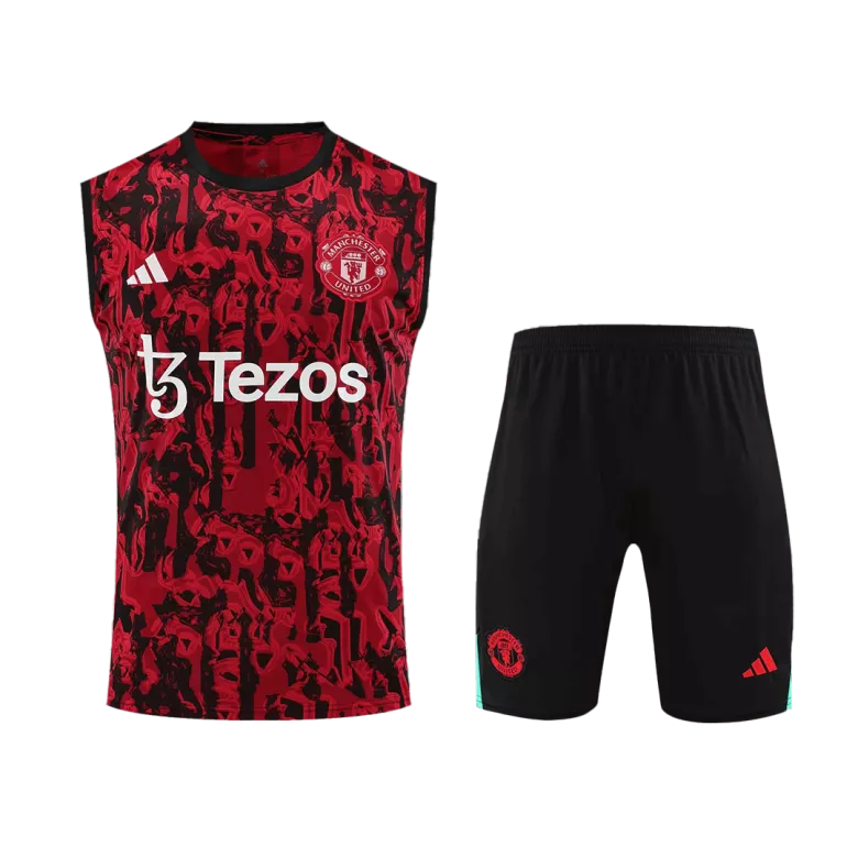 Manchester United Jerseys Sleeveless Training Kit 2023/24 - vstockx