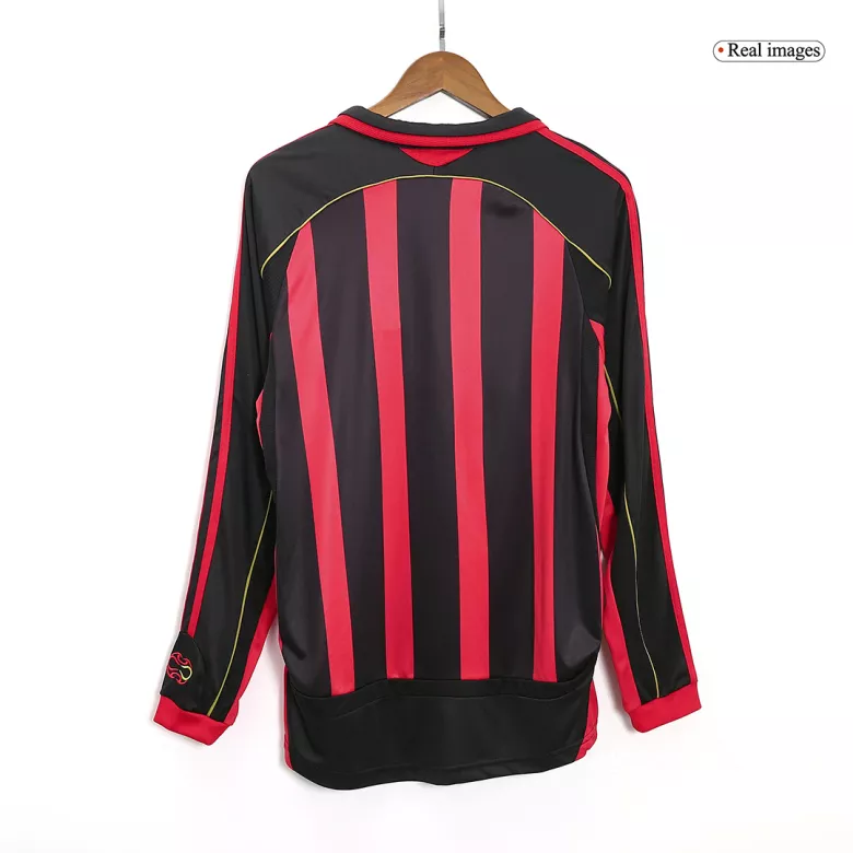 Vintage Soccer Jersey AC Milan Home Long Sleeve 2006/07              �� - vstockx