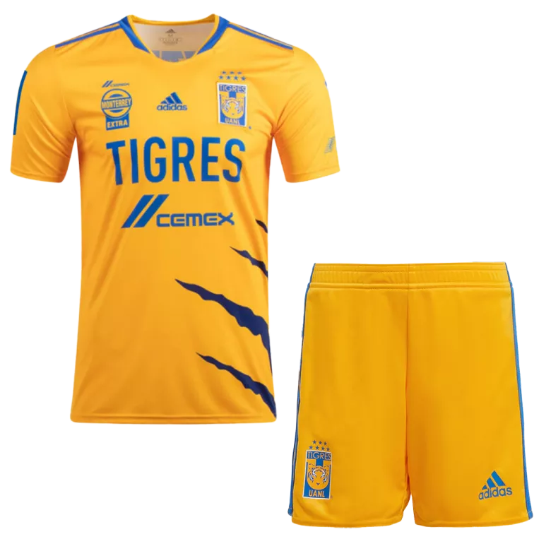 Tigres UANL Home Kids Soccer Jerseys Kit 2021/22 - vstockx
