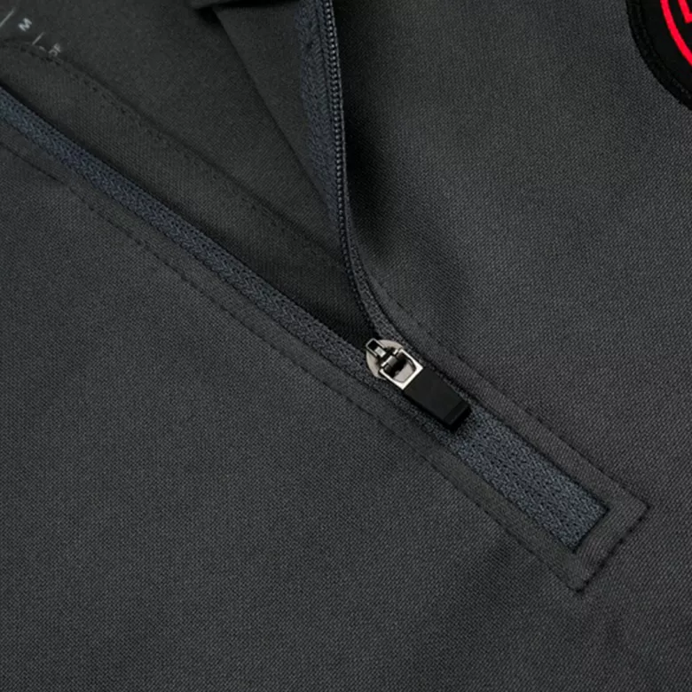 PSG 1/4 Zip Tracksuit 2021/22 Dark Gray - vstockx
